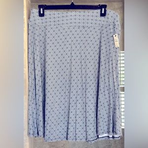 New with tags! Talbots patterned skirt, Size 2X